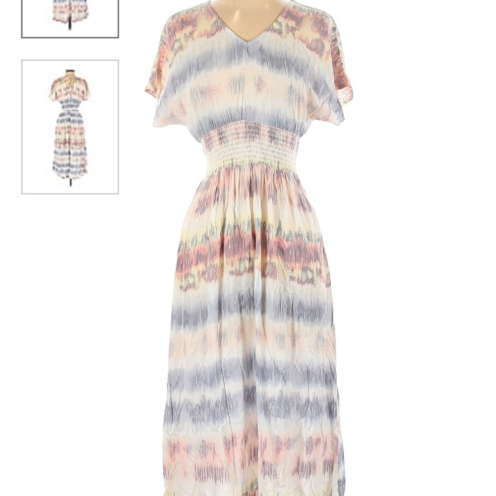 Bebop tie dye midi dress, size small